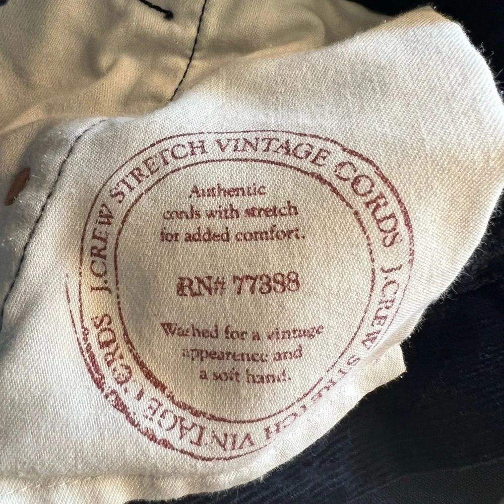 J Crew navy corduroy mini skirt